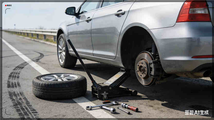 松原道路救援汽车送玻璃水